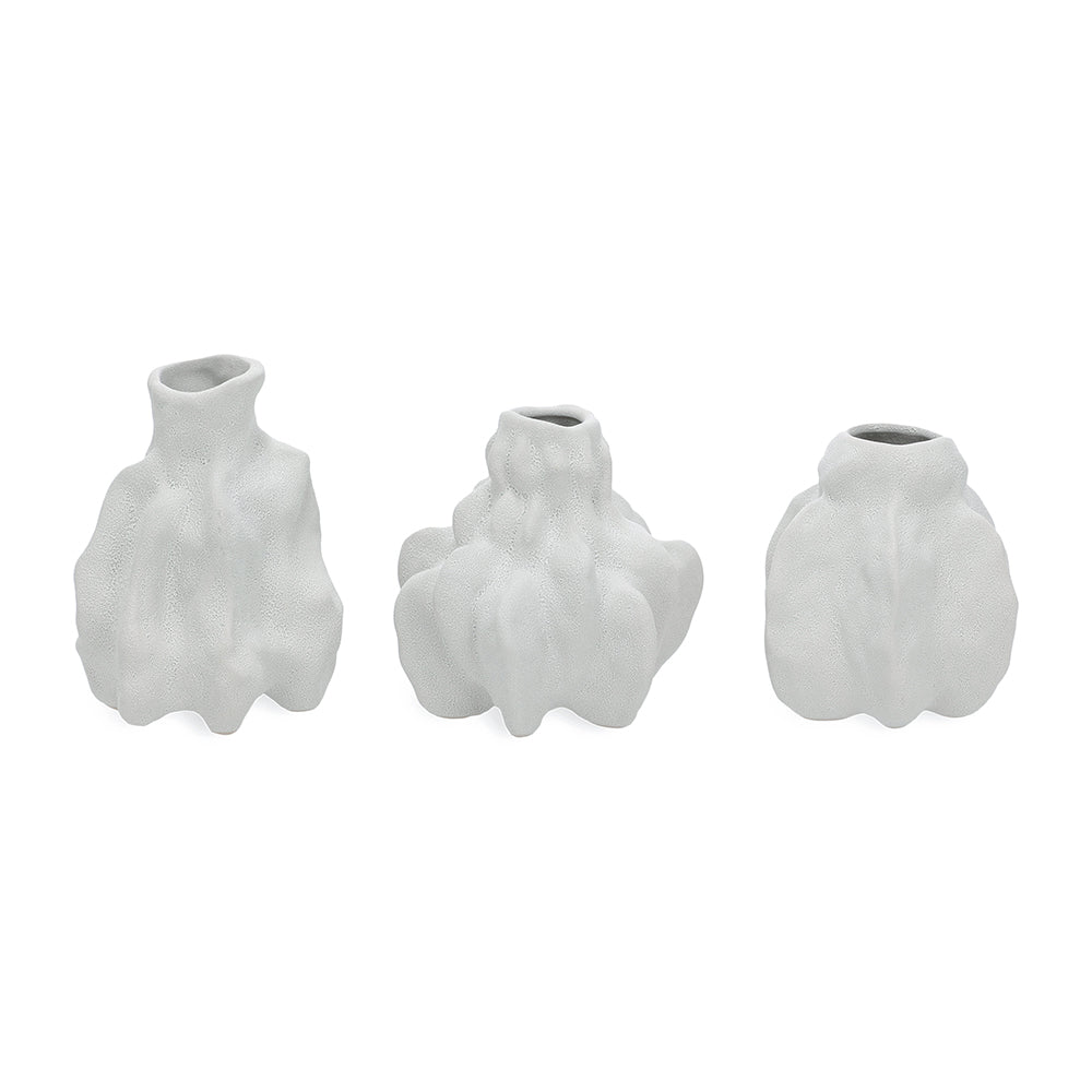 Conjunto de 3 Vasos em Cerâmica Mart