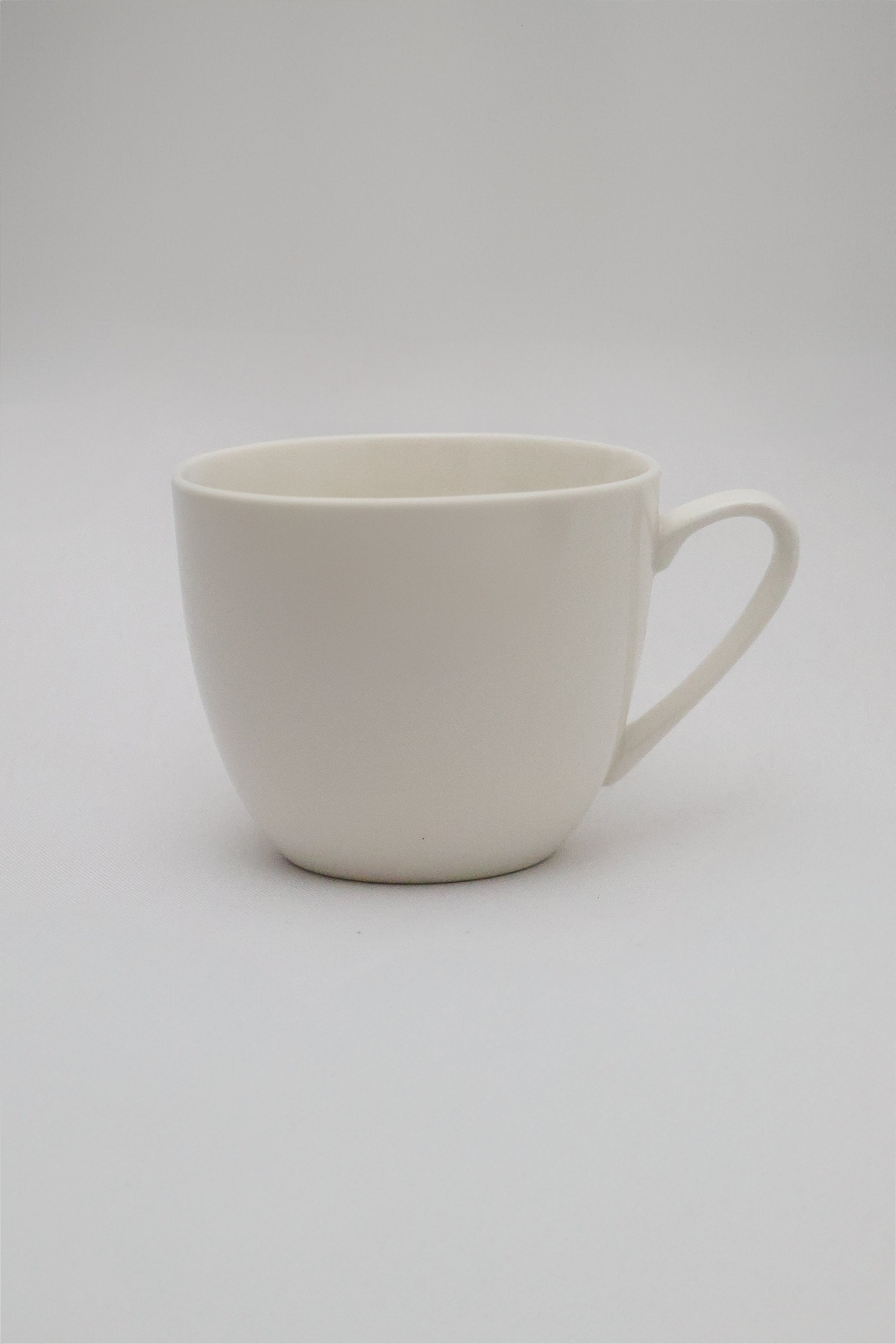 Xícara De Chá C/ Pires Clean Porcelana Lyor