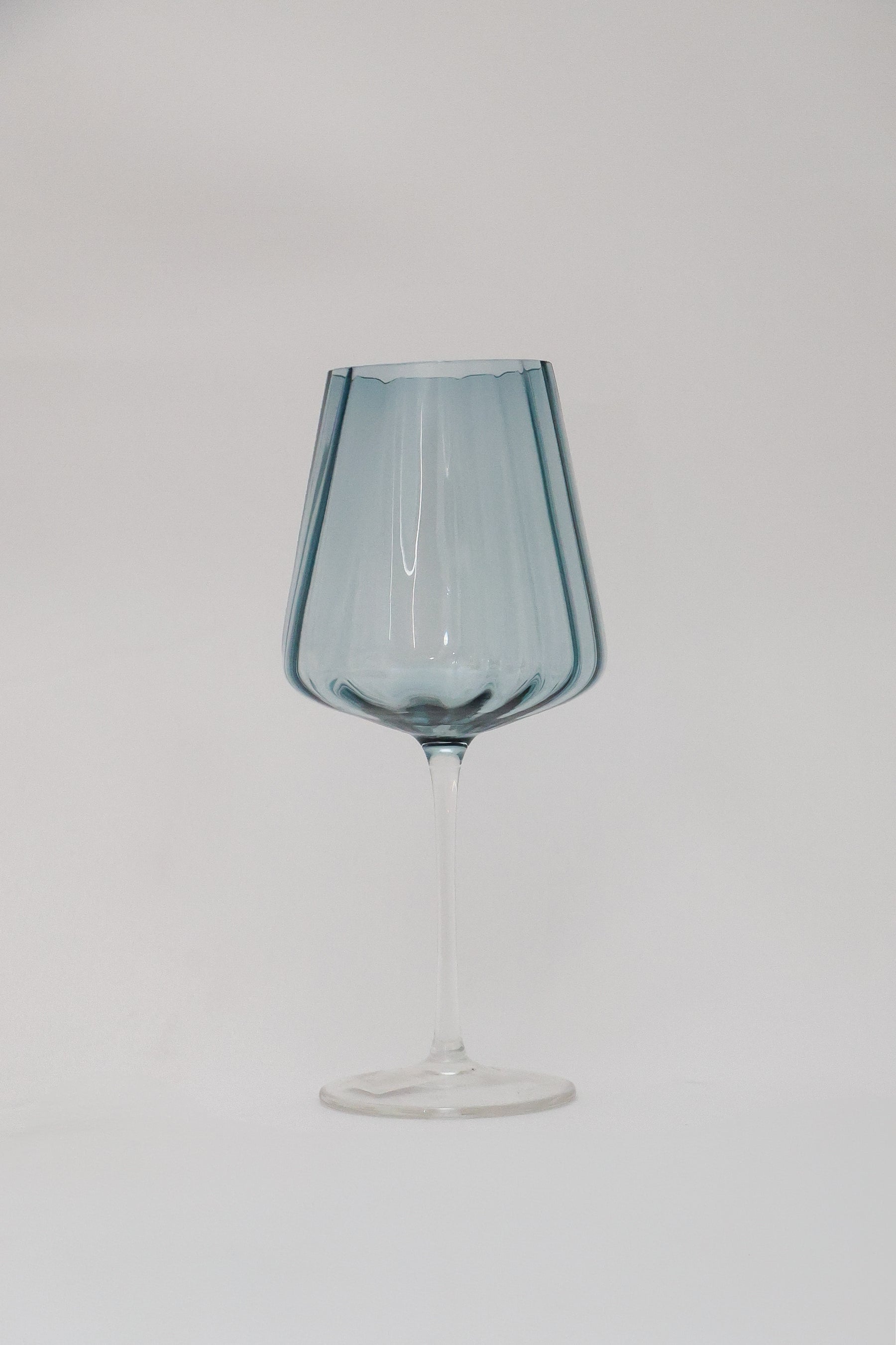 Taça de Vidro P/ Vinho Azul Marinho 450ml