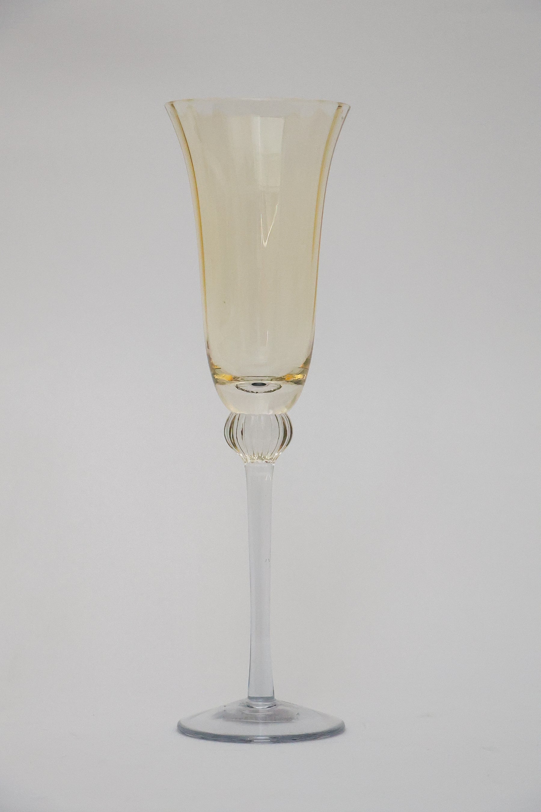 Taça de Vidro p/ Champanhe Espanha 180ml - Ambar e Cinza