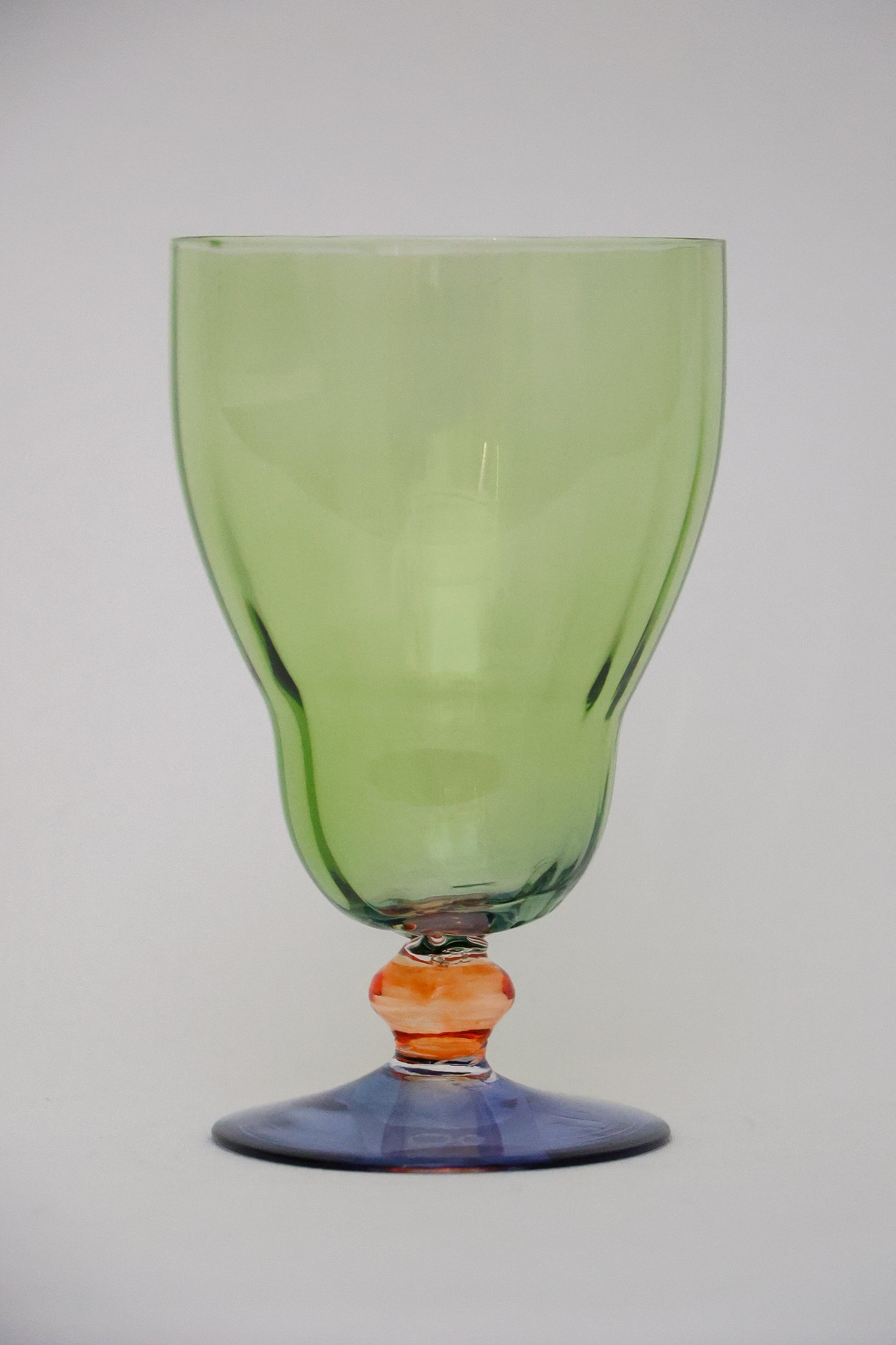 Taça de Vidro P/ Água Flórida 270ml - Verde, Laranja e Roxo