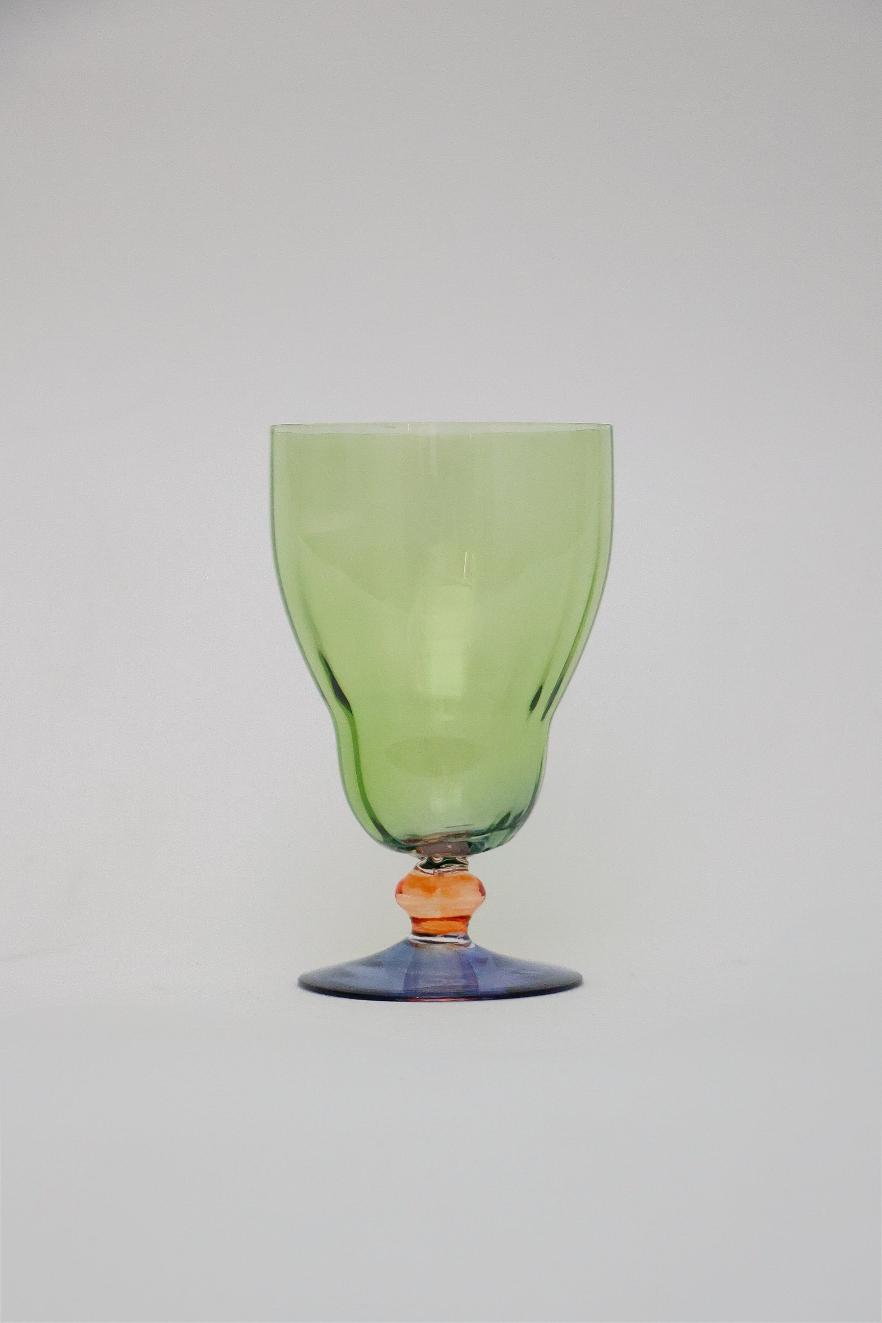 Taça de Vidro P/ Água Flórida 270ml - Verde, Laranja e Roxo
