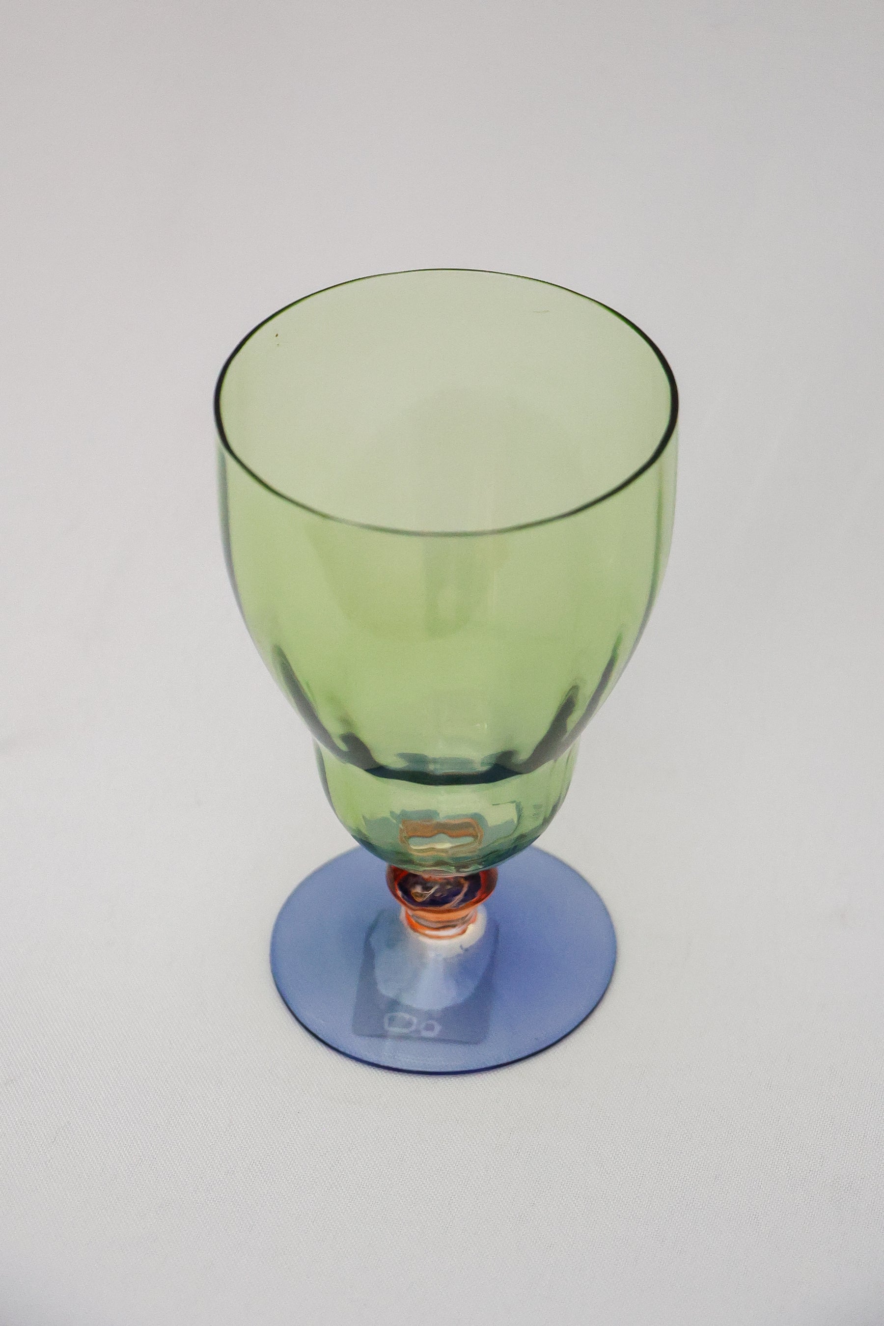 Taça de Vidro P/ Água Flórida 270ml - Verde, Laranja e Roxo