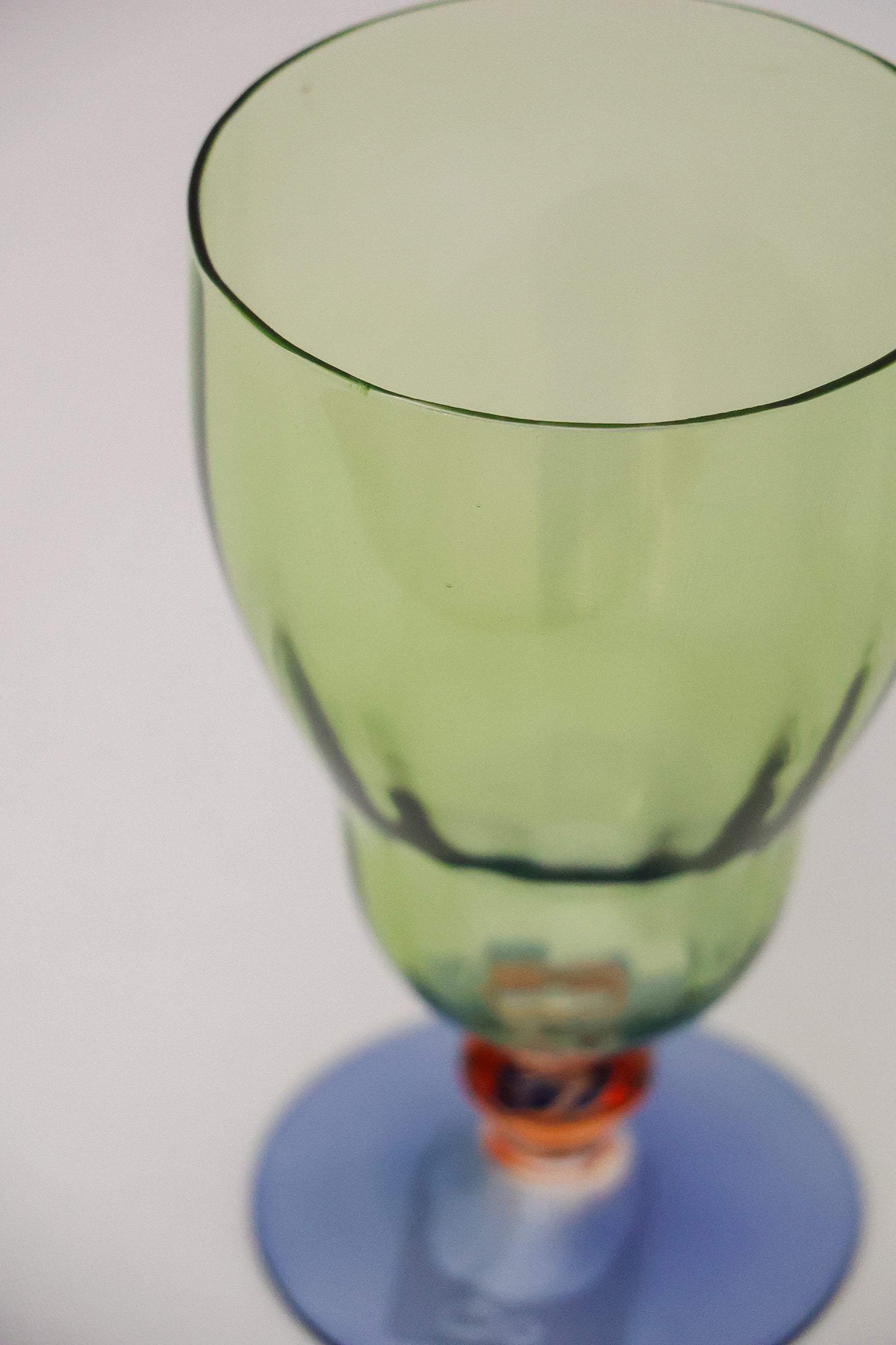 Taça de Vidro P/ Água Flórida 270ml - Verde, Laranja e Roxo