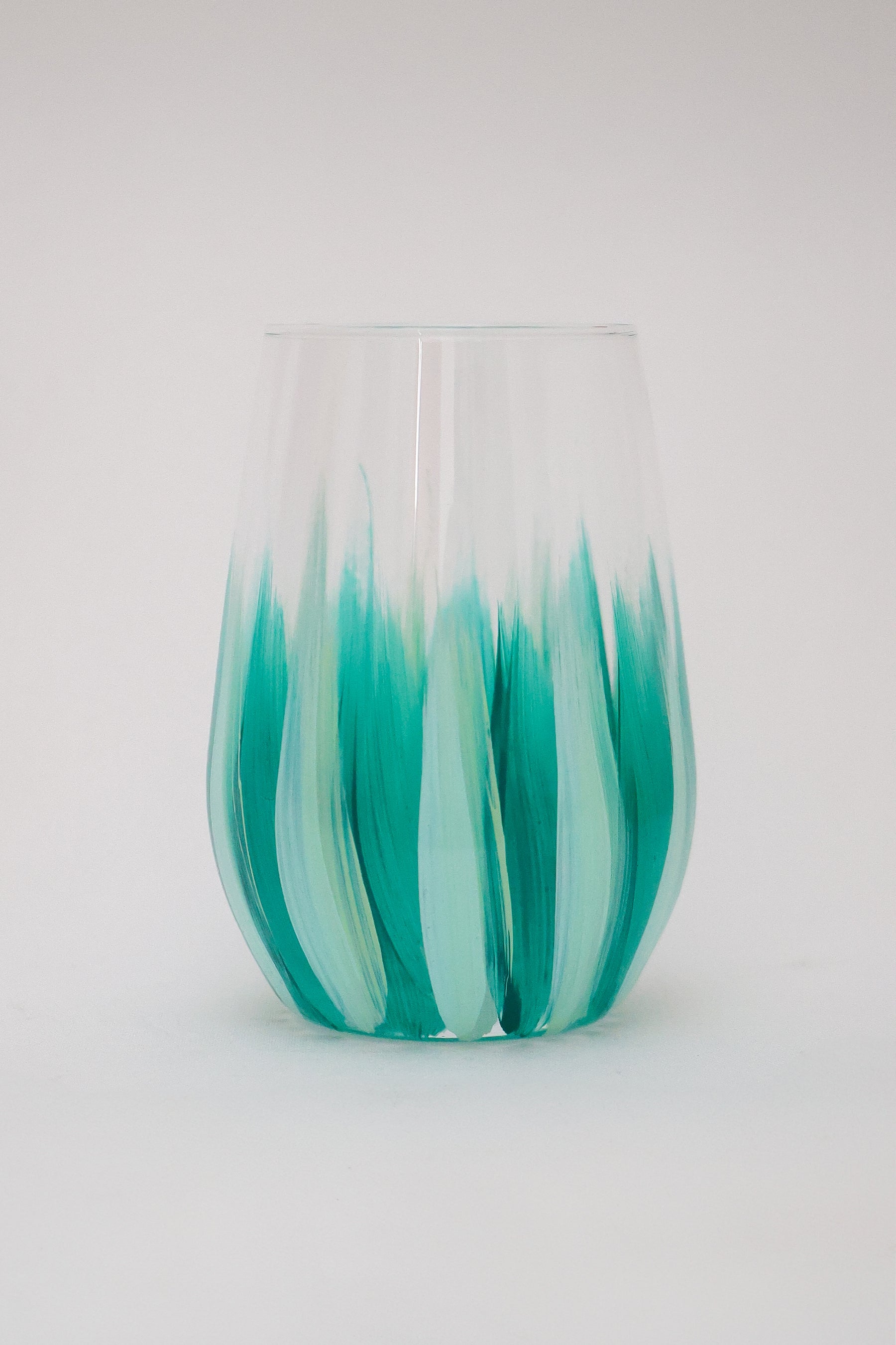 Copos de Cristal Pincelados à Mão