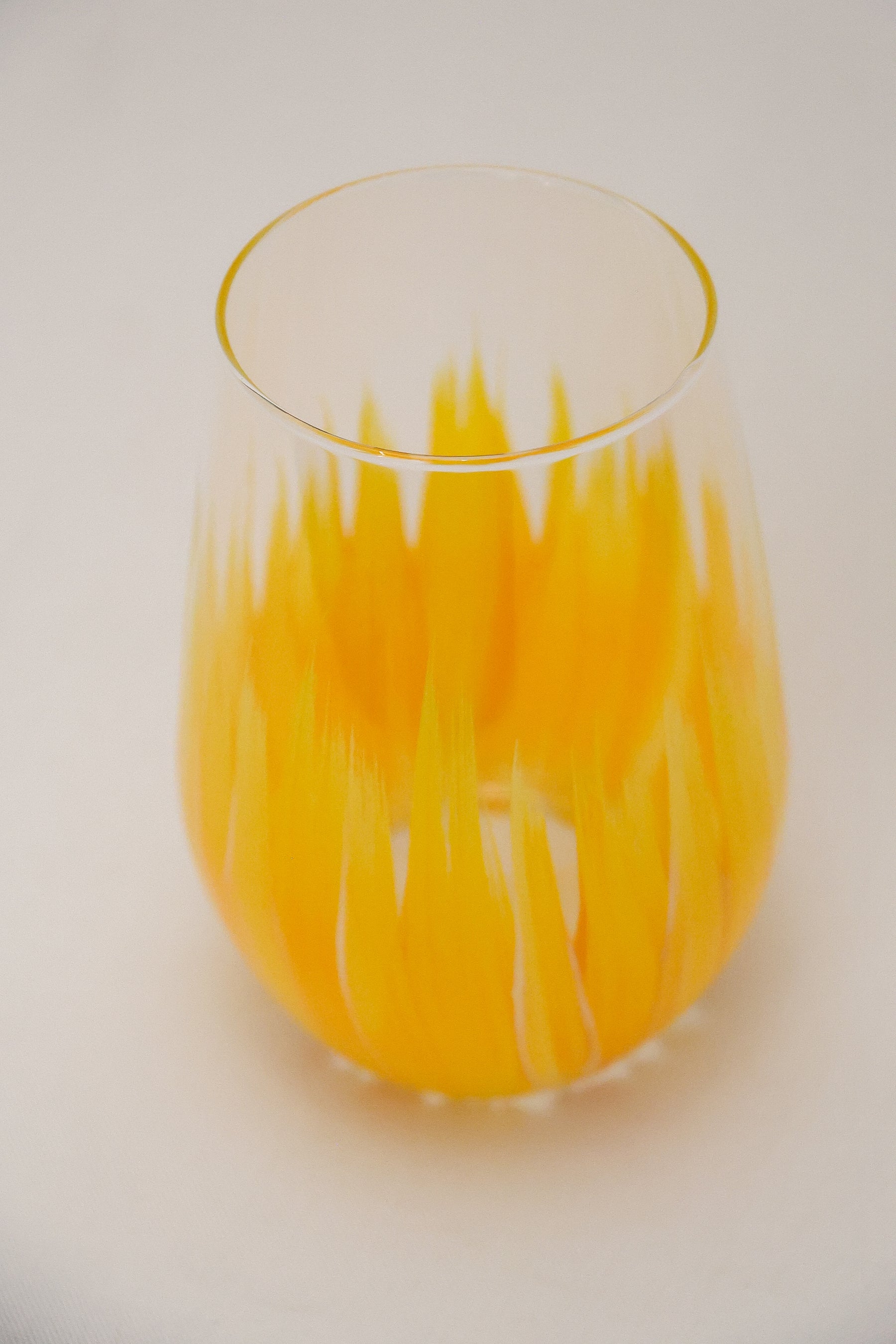 Copos de Cristal Pincelados à Mão