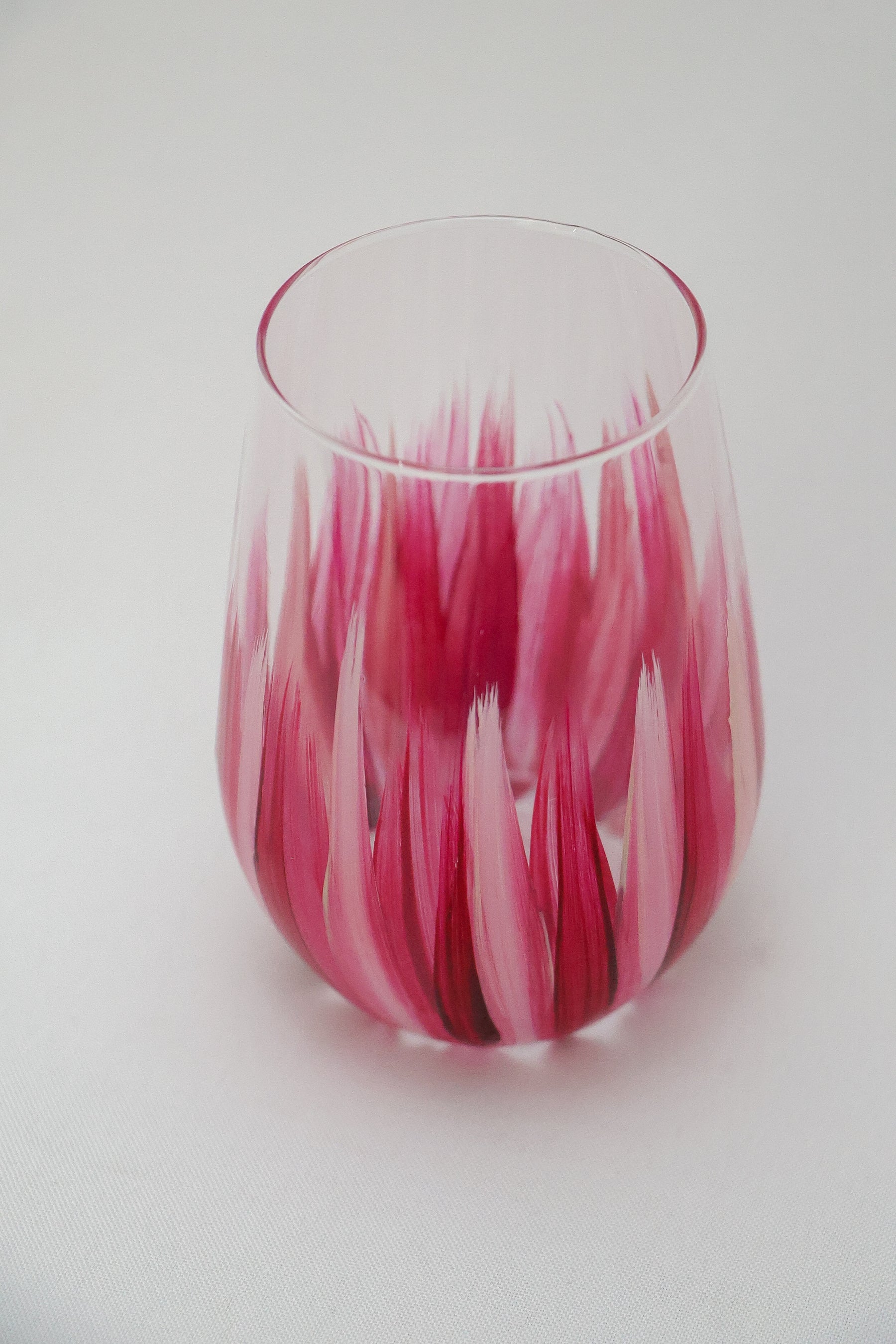 Copos de Cristal Pincelados à Mão