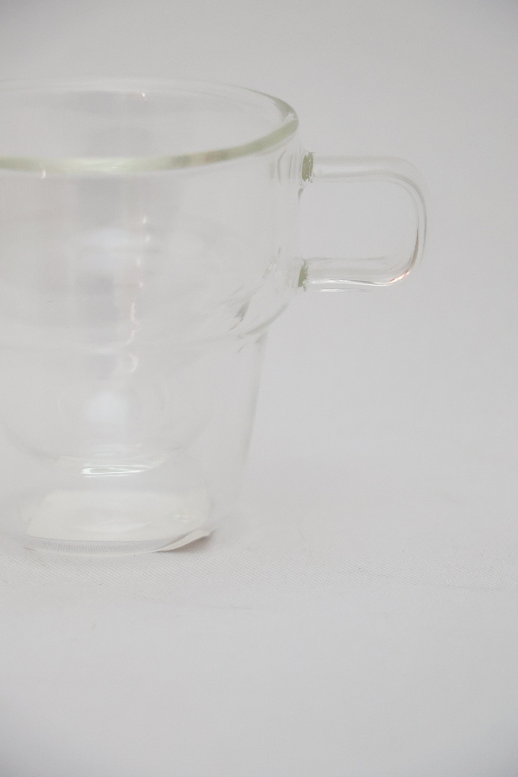 Xícara de Café 90ml Empilháveis Parede Dupla Vidro Borosilicato Wolff