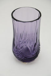 Copo de Vidro Alto Roxo