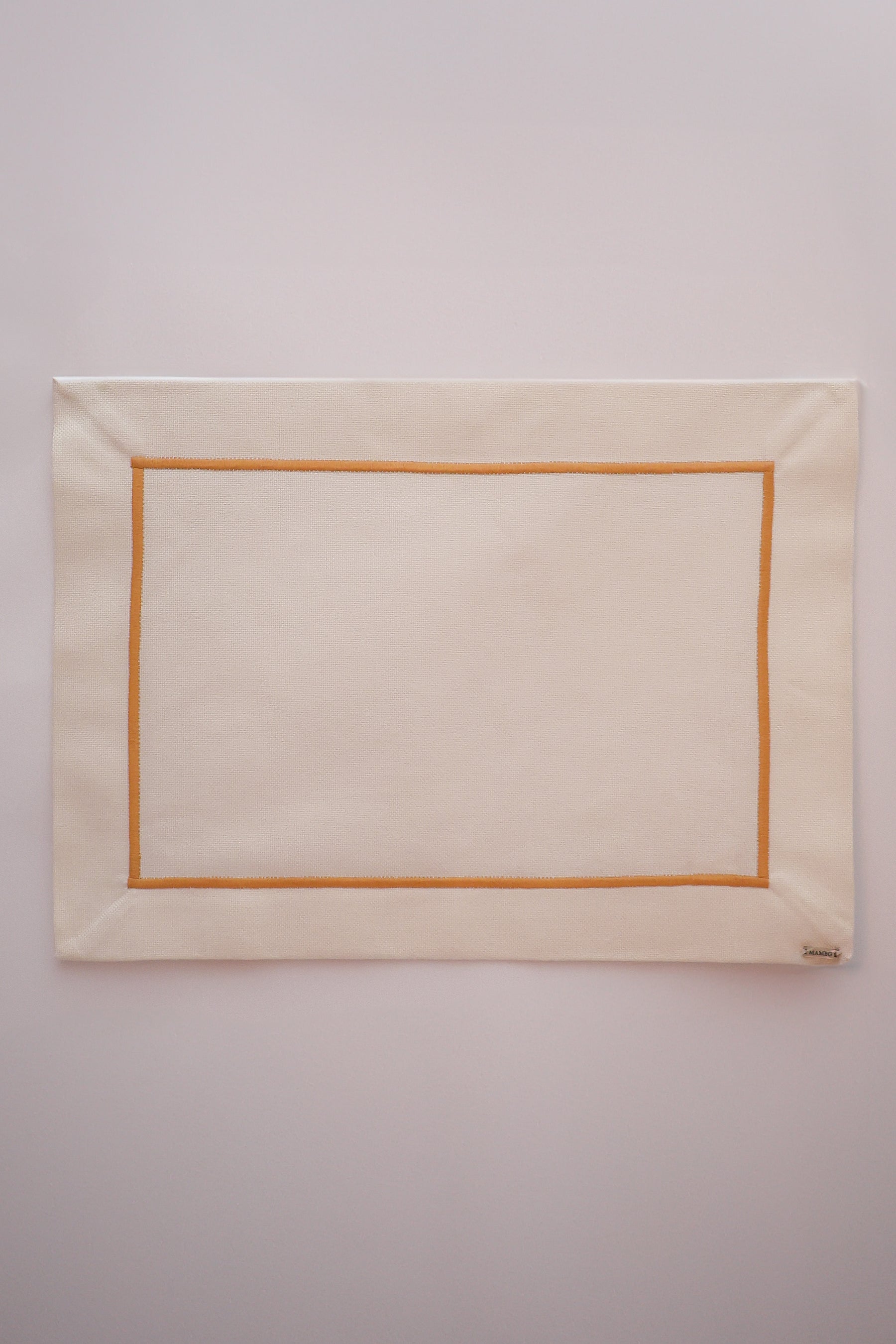 Jogo Americano Select Off White/Dourado Mameg