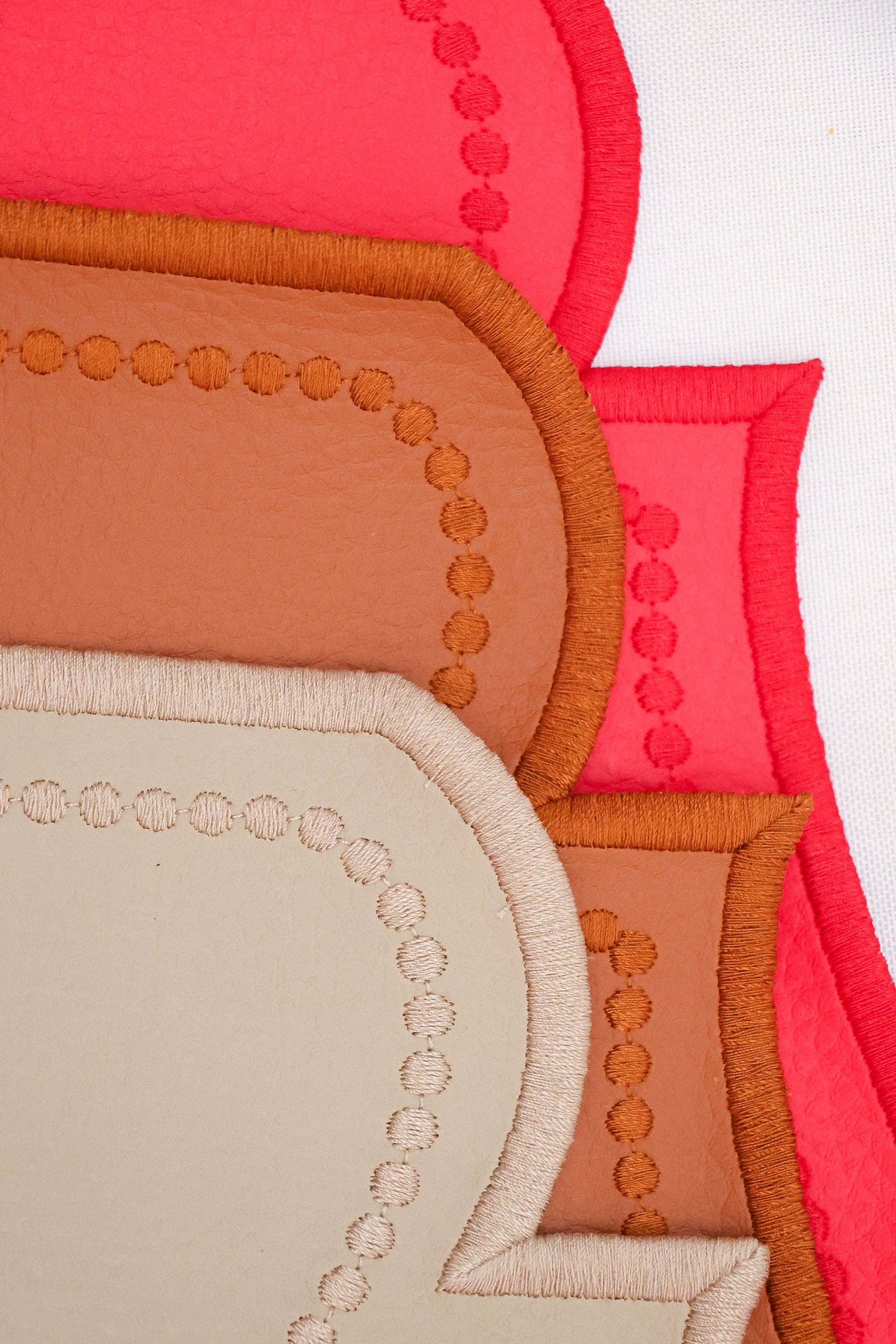 Jogo Americano Corino Skin Vermelho Mameg