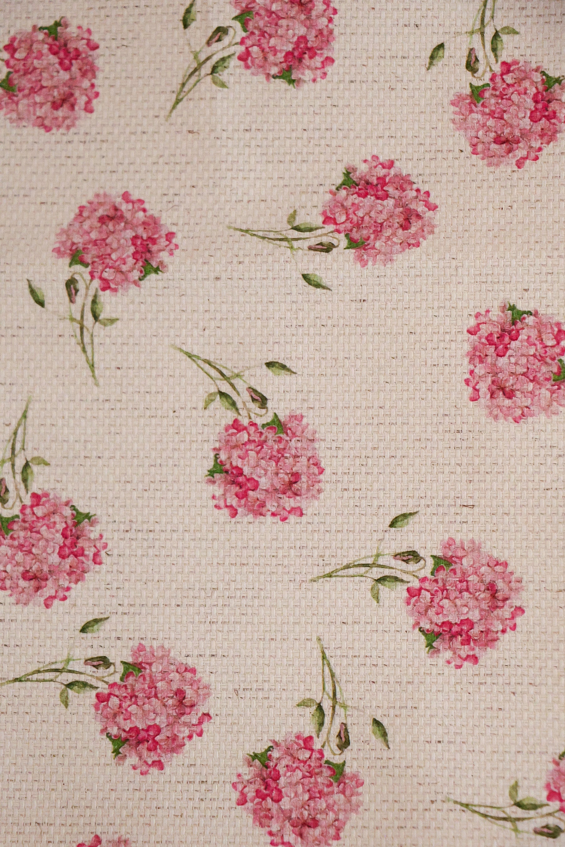 Jogo Americano Hortências Rosas Gardenia