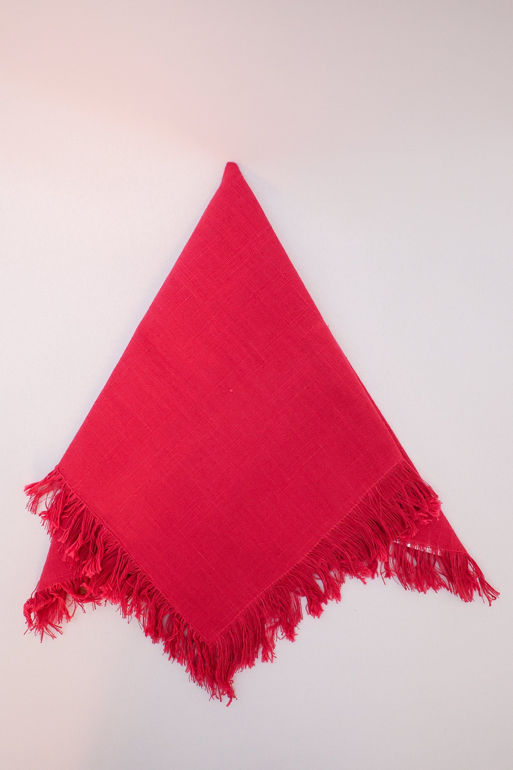 Guardanapo Algodão Franja Rosa Copa&Cia