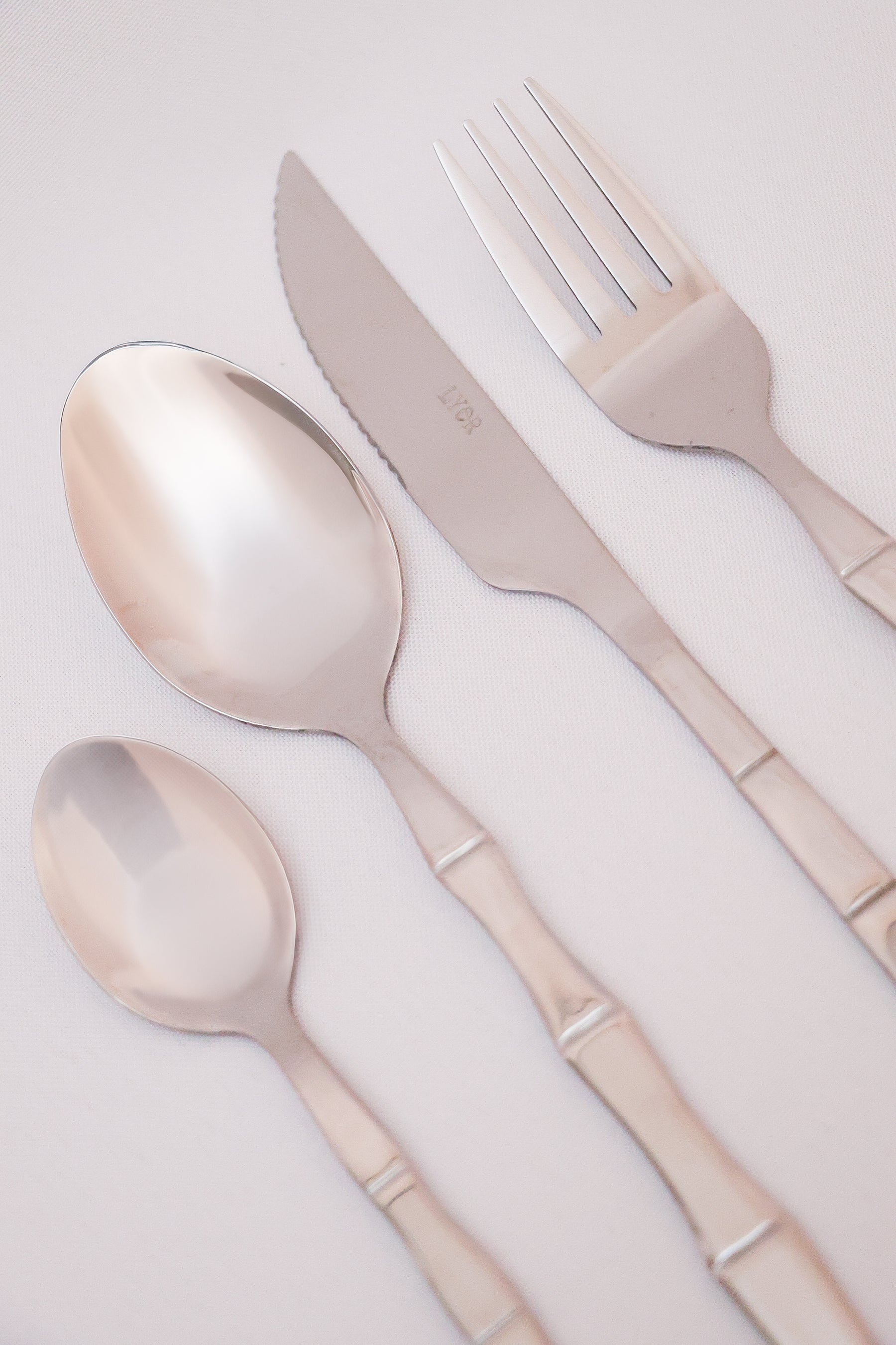 Faqueiro 16 peças Aço Inox Bambu Elegant Lyor