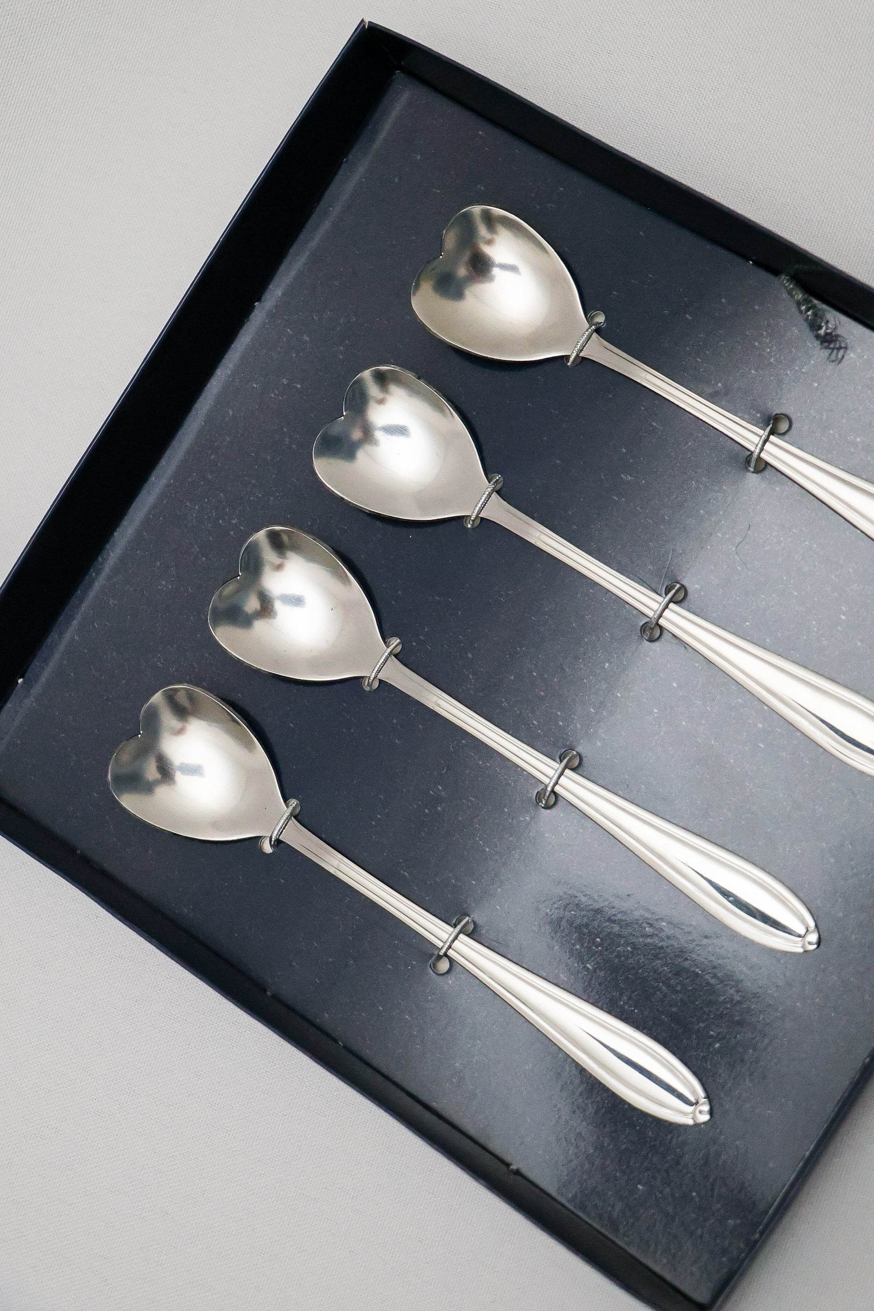 Colheres Aço Inox Heart Prata Wolff