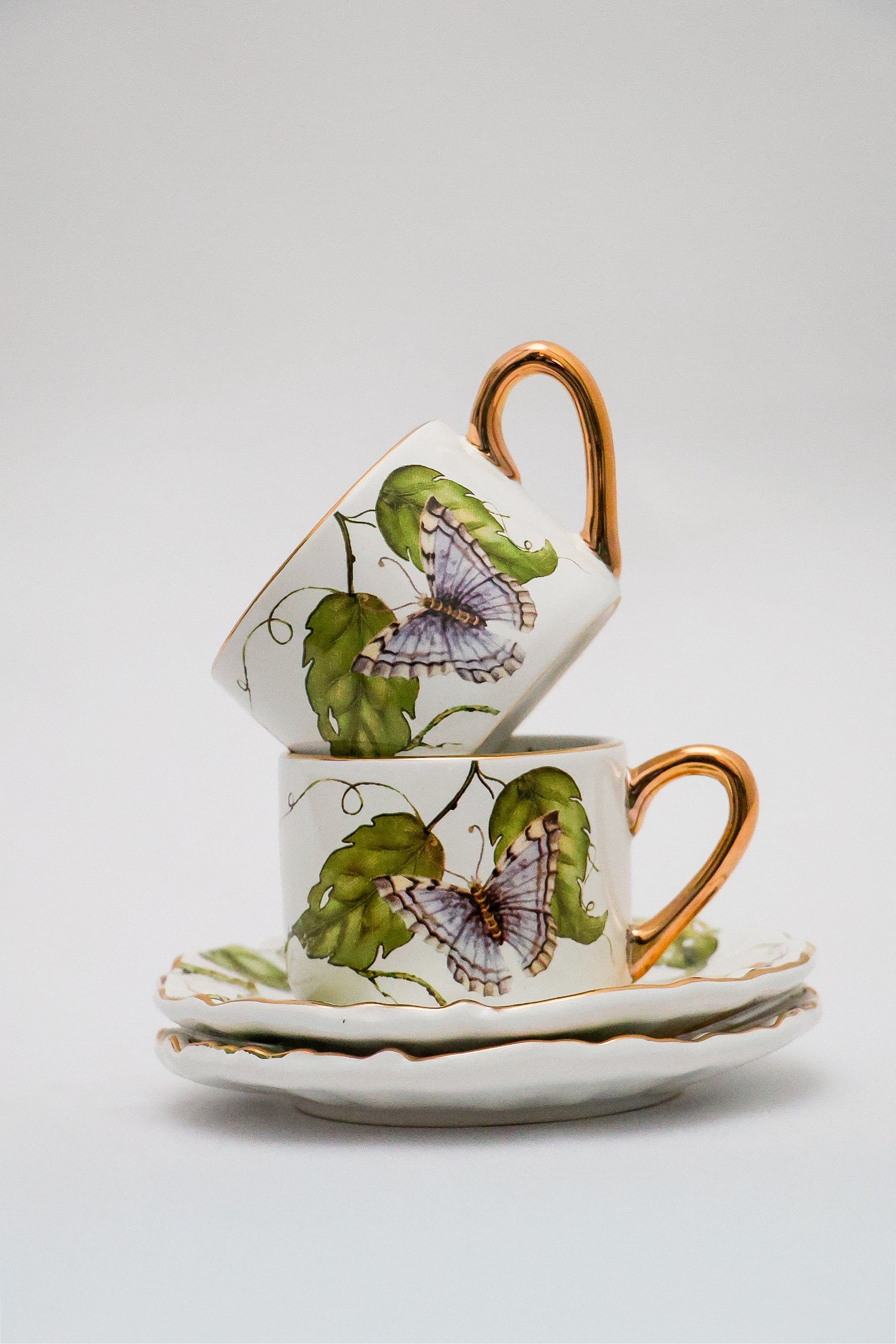 Xícara de Chá c/ Pires Botanique