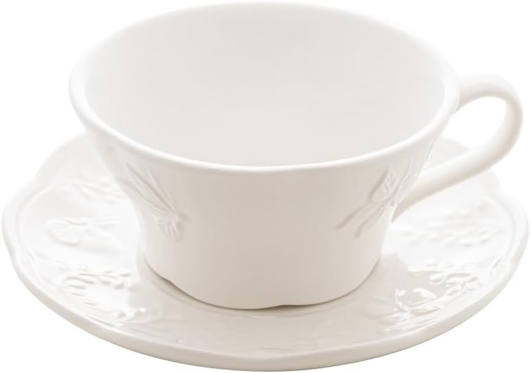 Conjunto de 3 Peças para Chá em Porcelana Butterfly Lyor