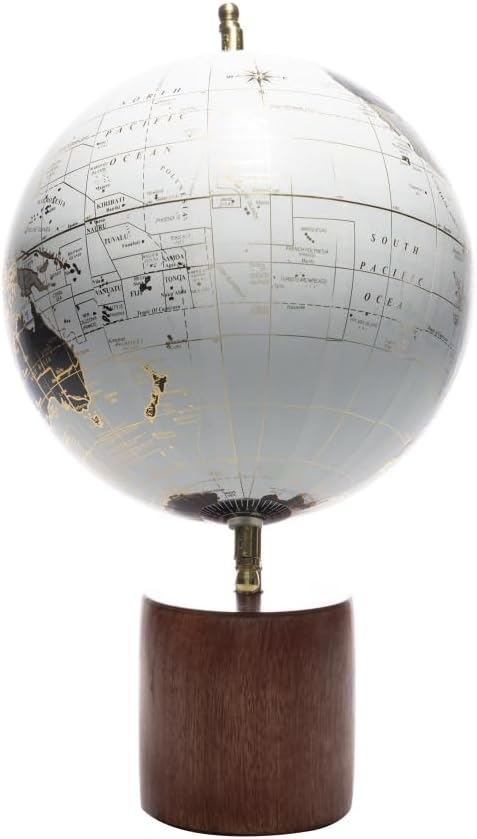 Globo Decorativo Plástico e Madeira Wolff