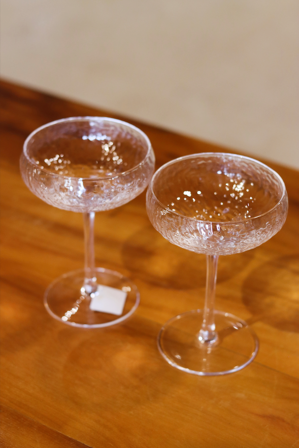 Taça de Cristal Petra Coupe Martelado Lyor