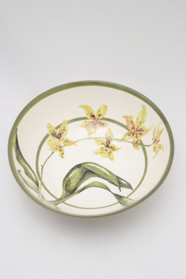 Bowl Decorado Orquídea Alleanza