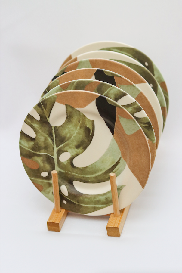 Prato Sobremesa Atlantica Acetinado Plus Costela de Adão Alleanza