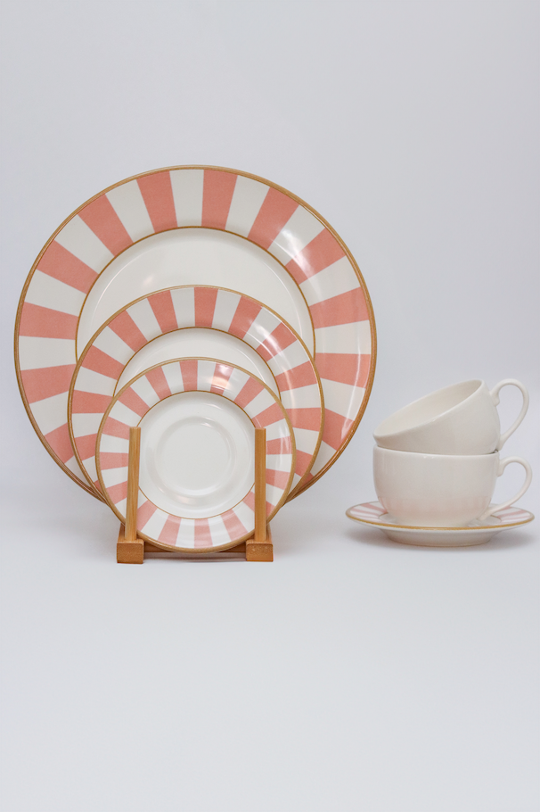 Xícara de Chá c/ Pires Strip Plus Alleanza