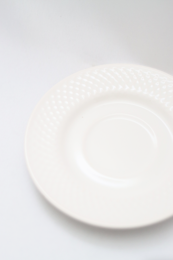 Xícara de Chá C/ Pires Split White Plus Alleanza