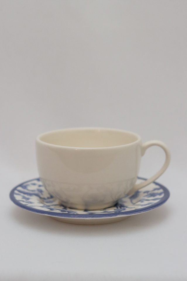 Xícara de chá c/ pires Ramalhete Plus Alleanza