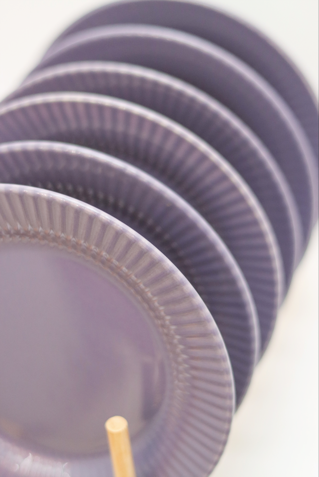 Prato Sobremesa Roxo Oxford