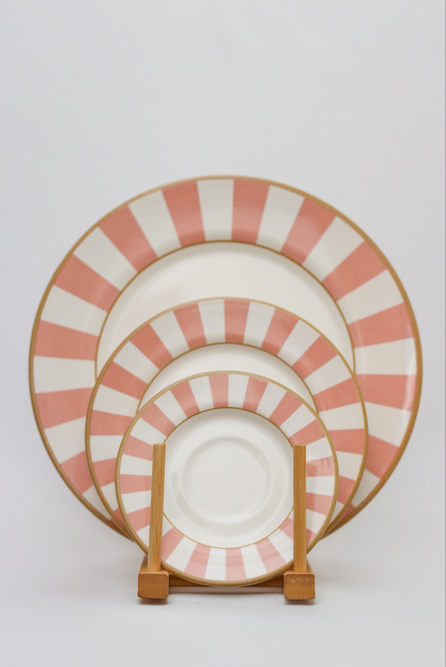 Prato Raso Strip Rosa Plus Alleanza