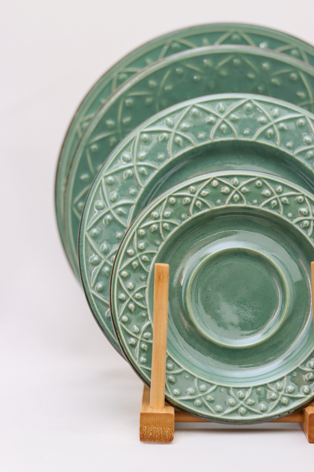 Prato Sobremesa Malaquita Oxford