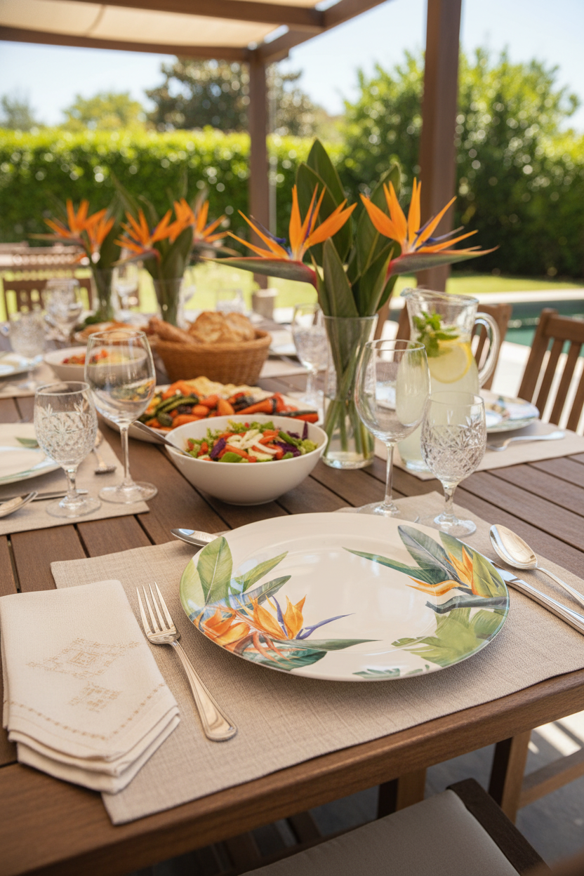 Jogo 6 Pratos Rasos Estrelitzia Plus, Alleanza