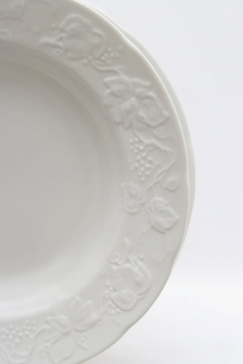 Jogo 6 Pratos Fundos Limoges, Wolff