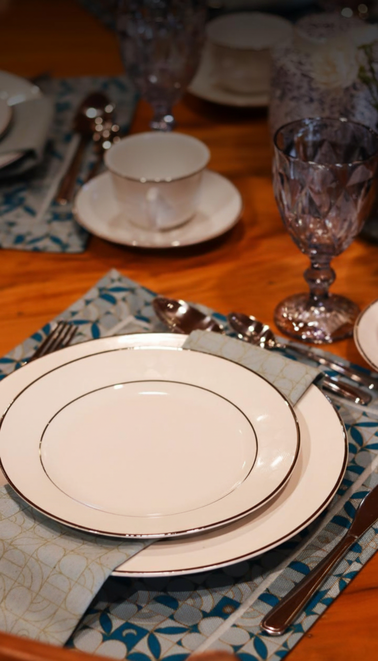 Jogo 6 Pratos de Sobremesa Diamond, Oxford