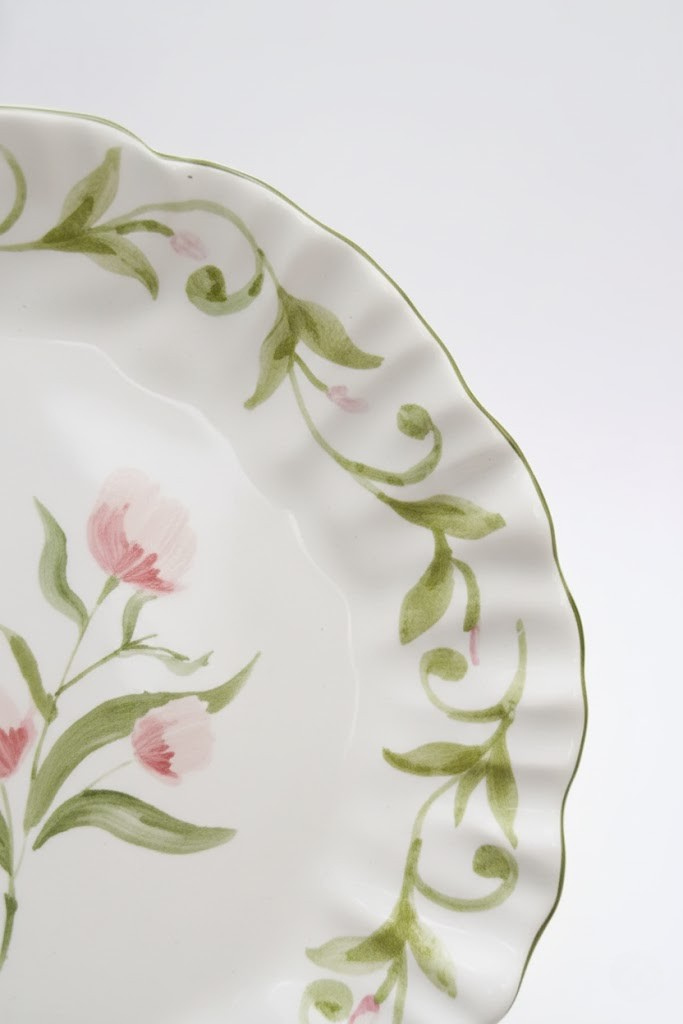 Jogo 6 Pratos de Sobremesa Dolce Fiore, Maison Blanche