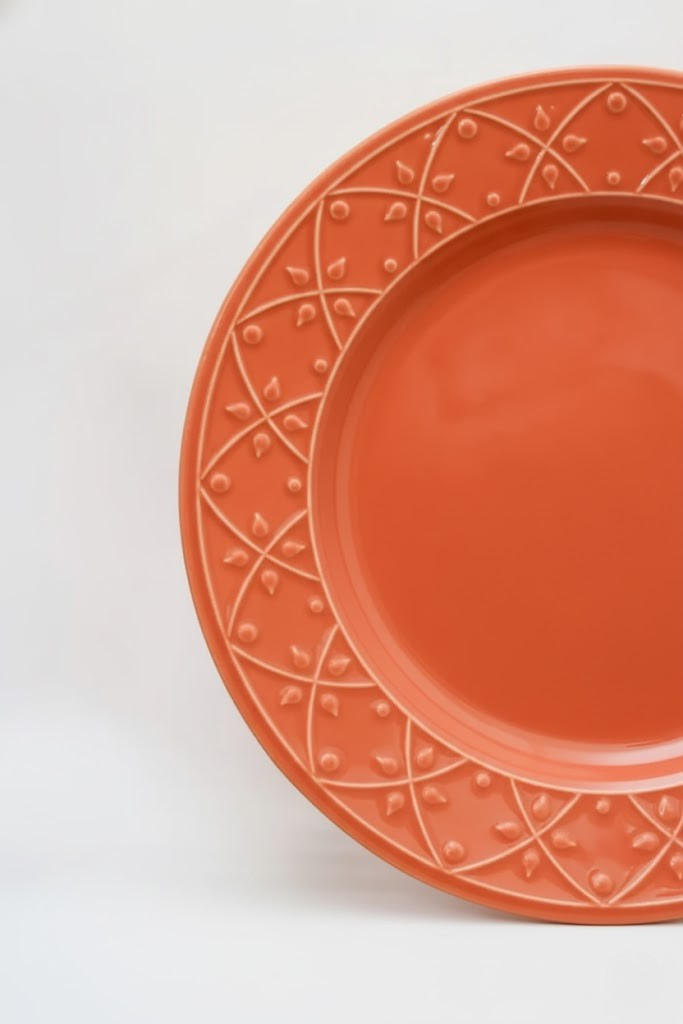 Jogo 6 Pratos Rasos Damasco, Oxford