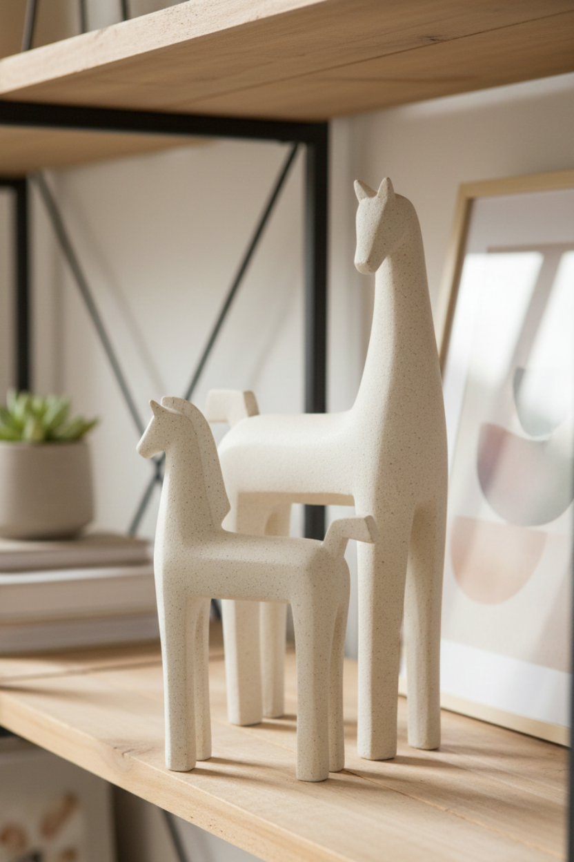 Escultura em Polirresina Cavalo Mart