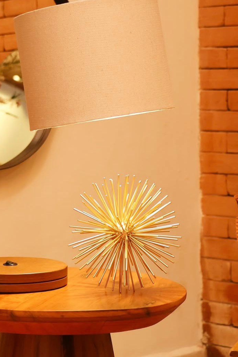 Escultura Ouriço em Metal Mart