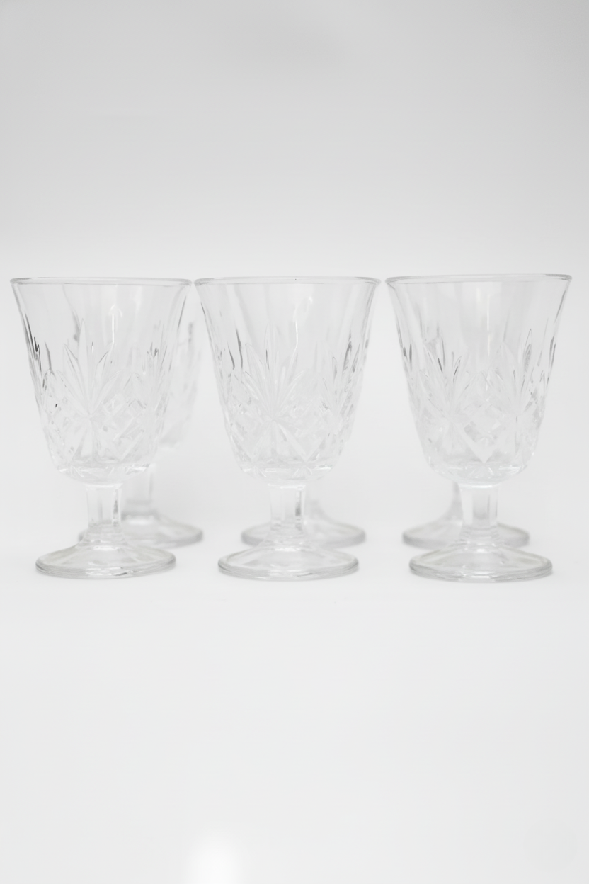 Conjunto Jarra e 6 Taças de Cristal Dublin, Lyor