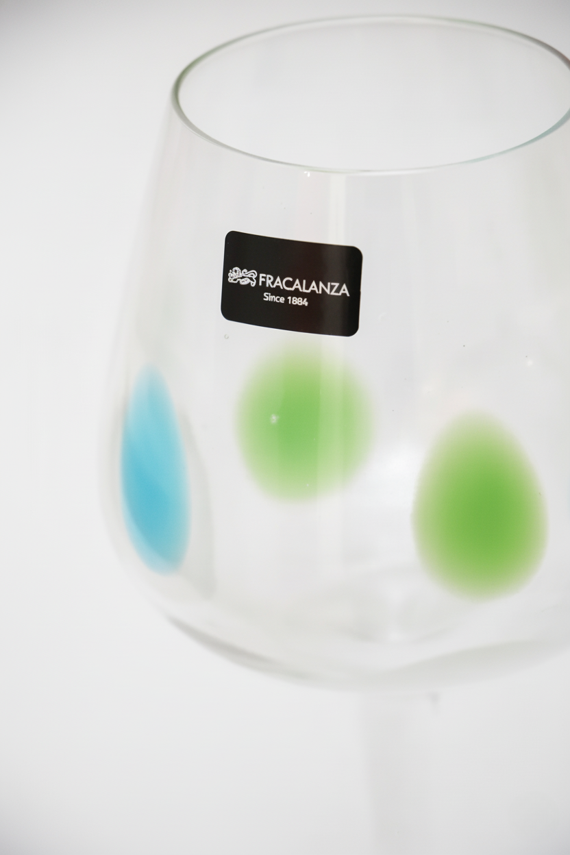 Jogo 2 Taças de Vidro p/ vinho Pétala 500ml, Fracalanza