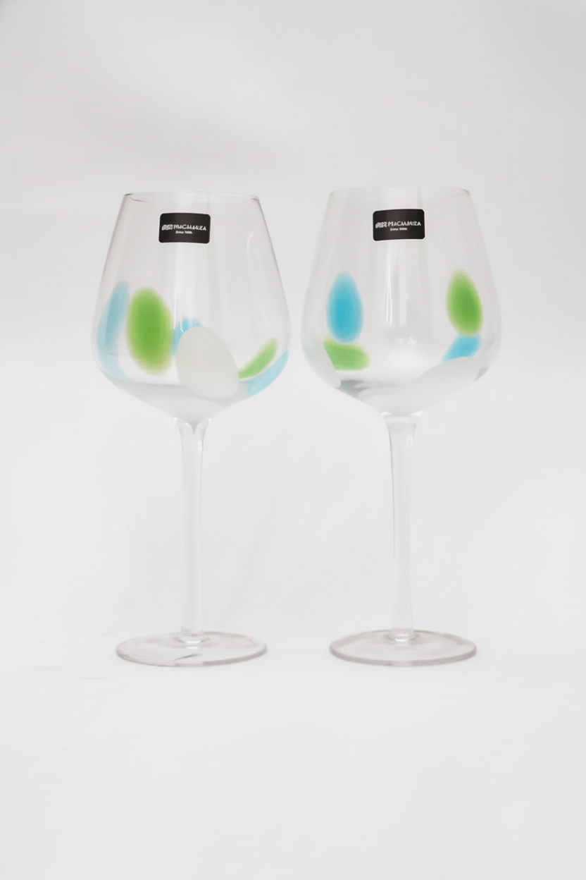 Jogo 2 Taças de Vidro p/ vinho Pétala 500ml, Fracalanza