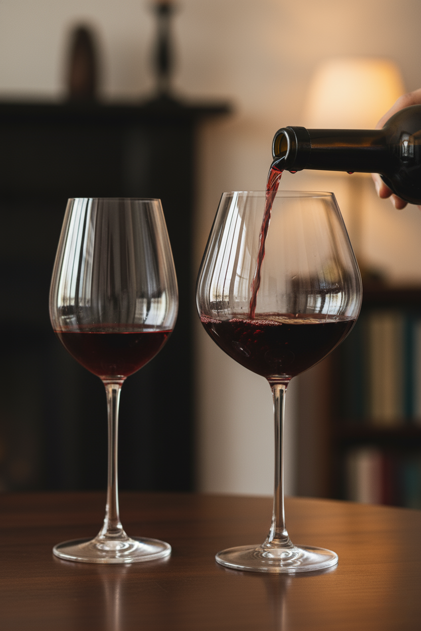 Jogo 6 Taças de Cristal p/ Vinho Columbia Optic Bohemia, Wolff