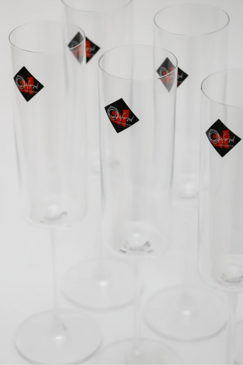 Jogo 6 Taças de Cristal Minimal Classic p/ Champanhe 170ml, Oxford