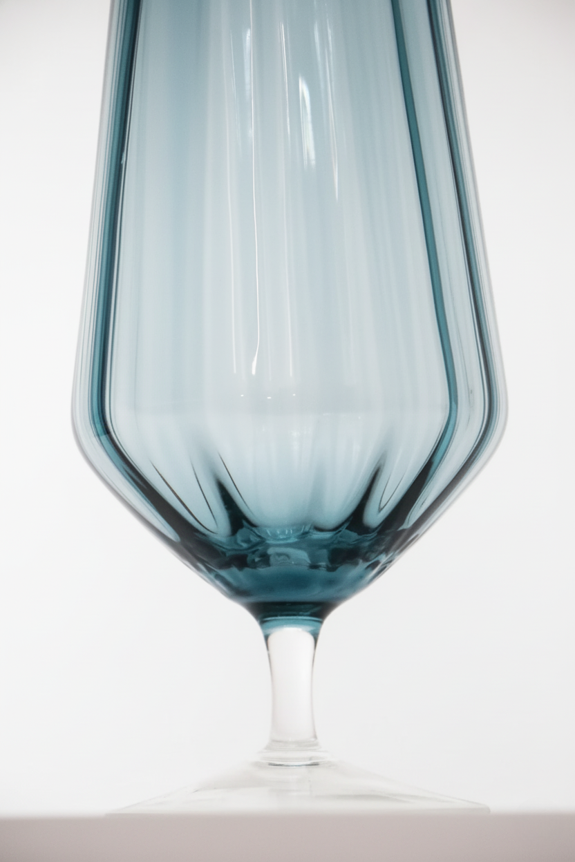 Taça de Vidro p/ Cerveja Azul Marinho 500ml