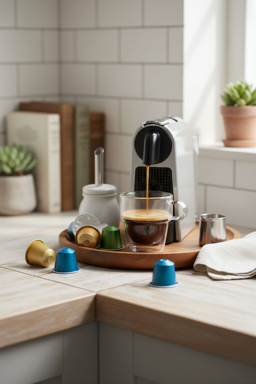 Jogo 2 Xícaras de Café Empilháveis Parede Dupla Vidro Borosilicato 90ml, Wolff