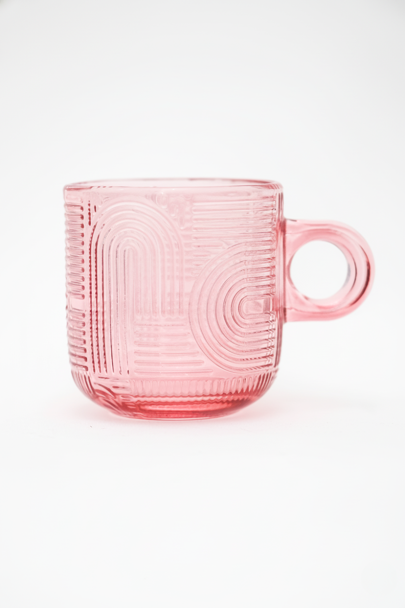 Jogo 4 Xícaras de Café Vidro Colors 100ml, Wolff