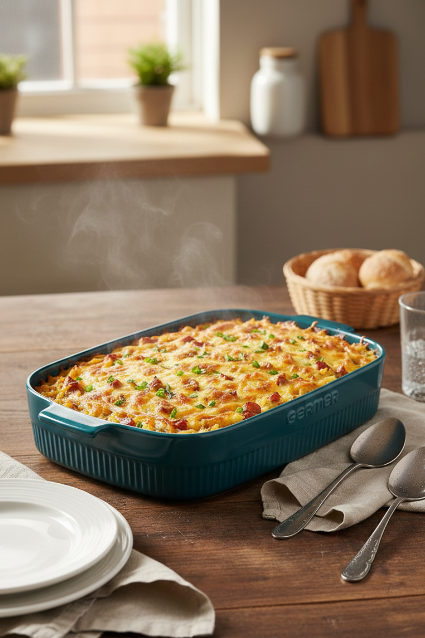 Travessa de Porcelana Retangular Grande, Germer