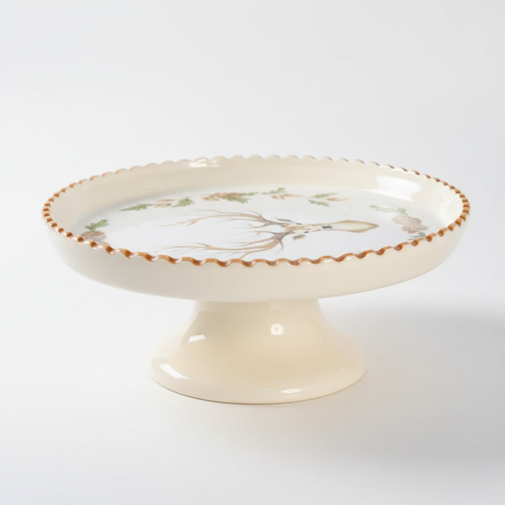 Prato para Bolo Alce Luiz Salvador