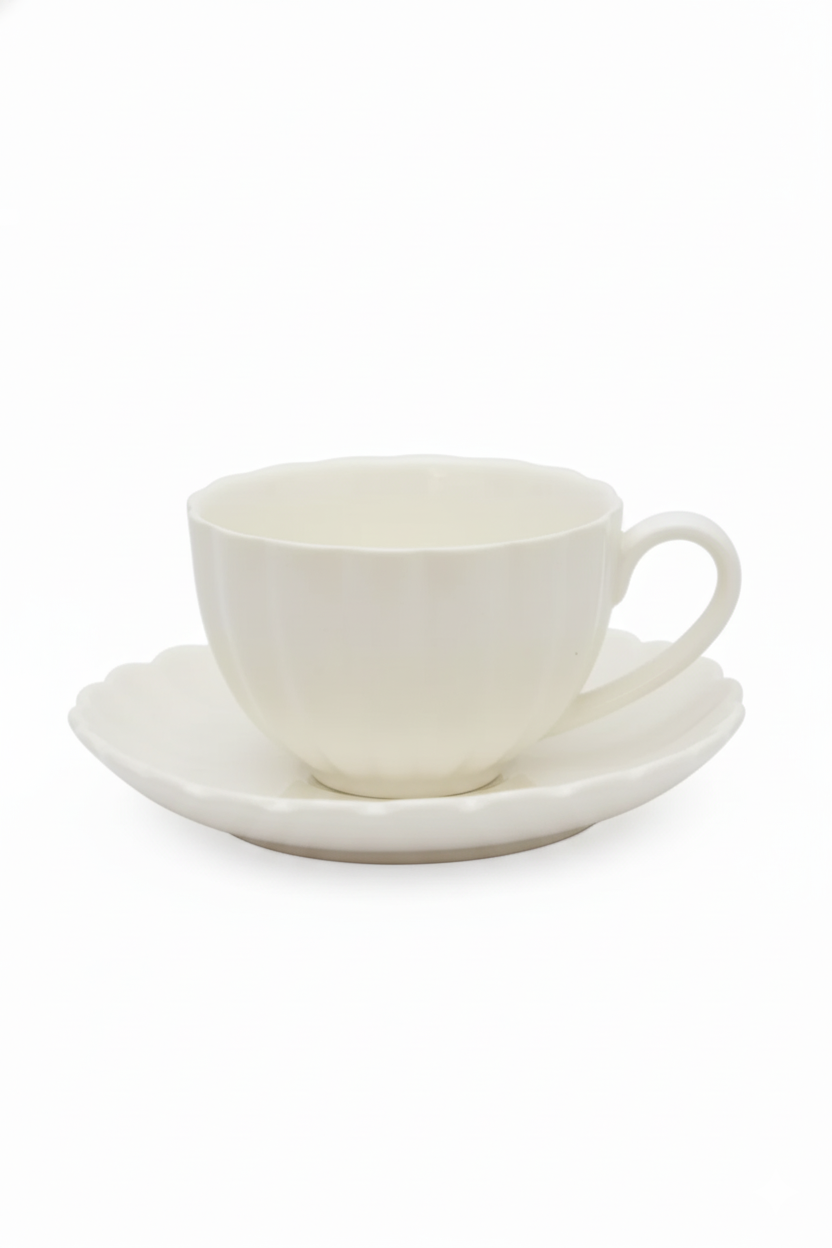 Jogo 2 Xícaras de Chá com Pires Pétalas, Wolff