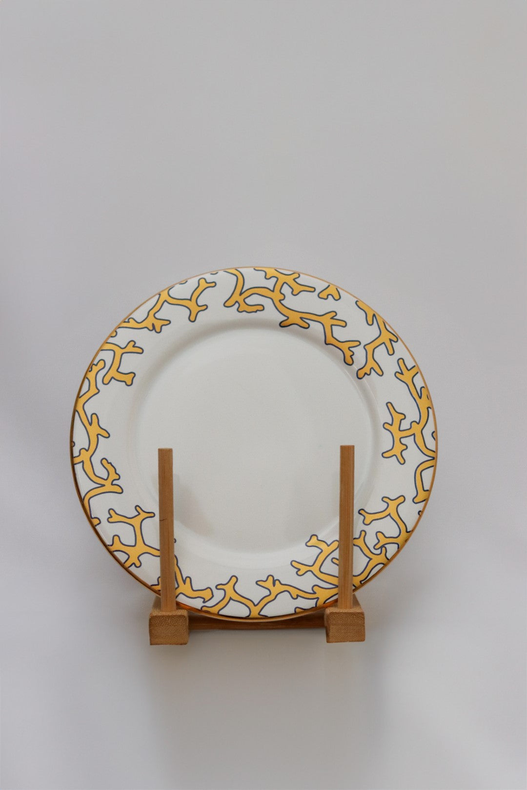 Prato Sobremesa Coral Blue Scalla